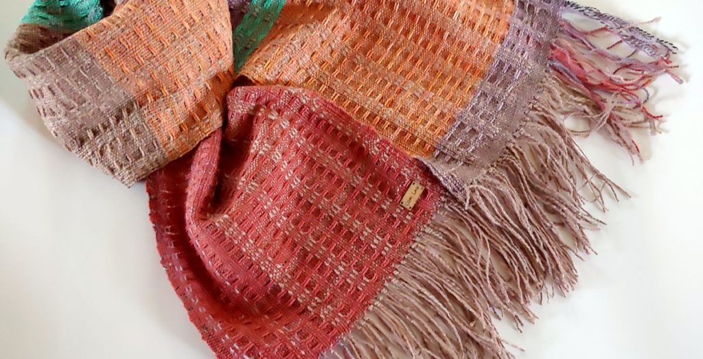 Handwoven scarf by Lori Law