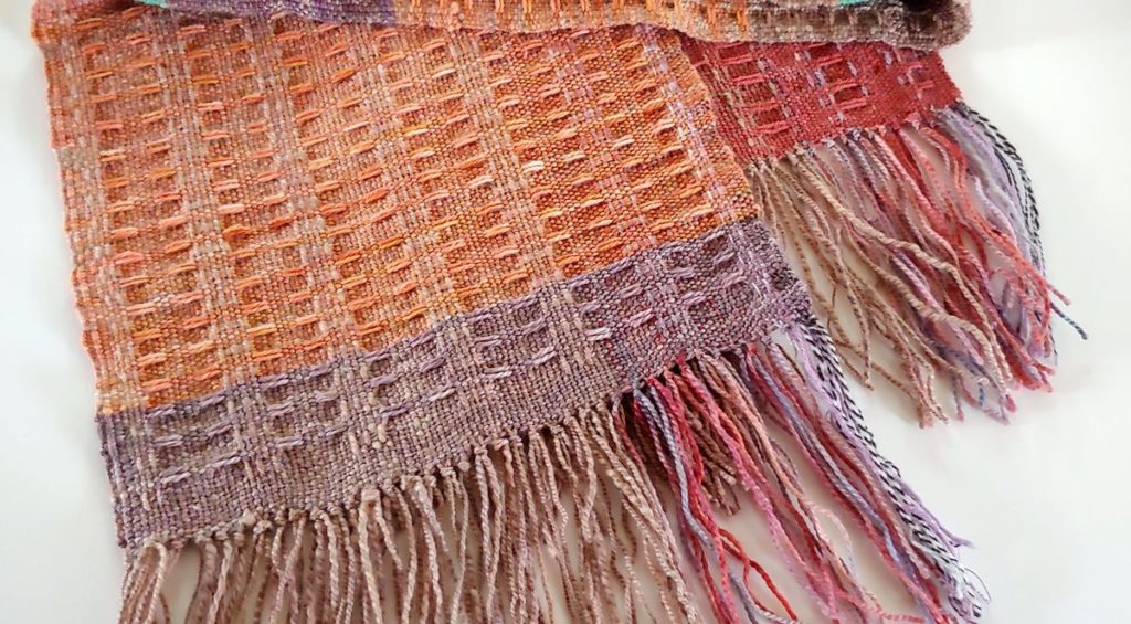 Handwoven scarf by Lori Law