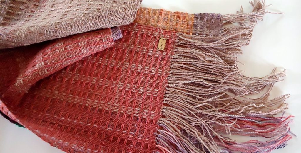 Handwoven scarf by Lori Law