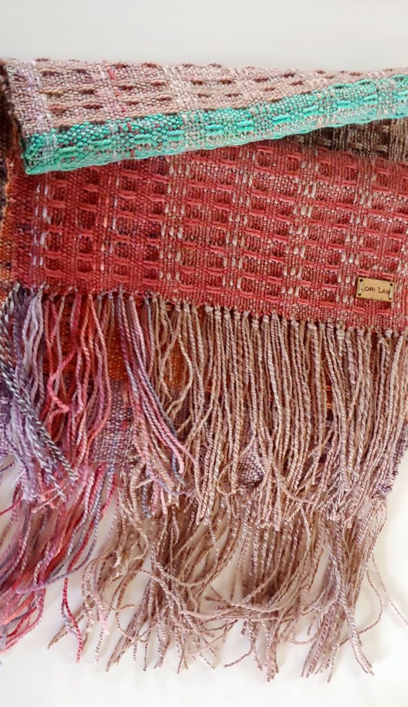 Handwoven scarf by Lori Law
