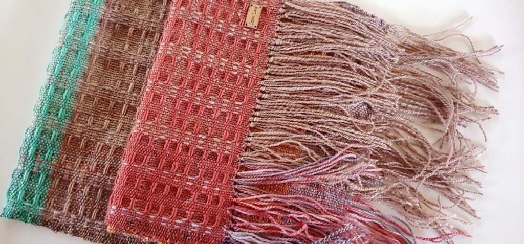 Handwoven scarf by Lori Law