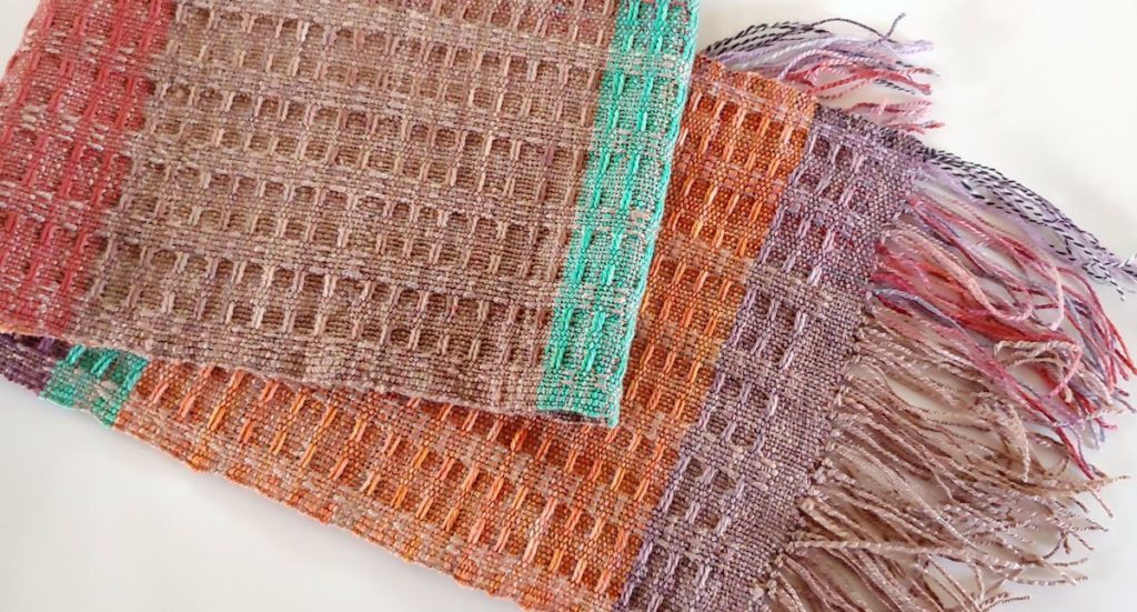 Handwoven scarf by Lori Law